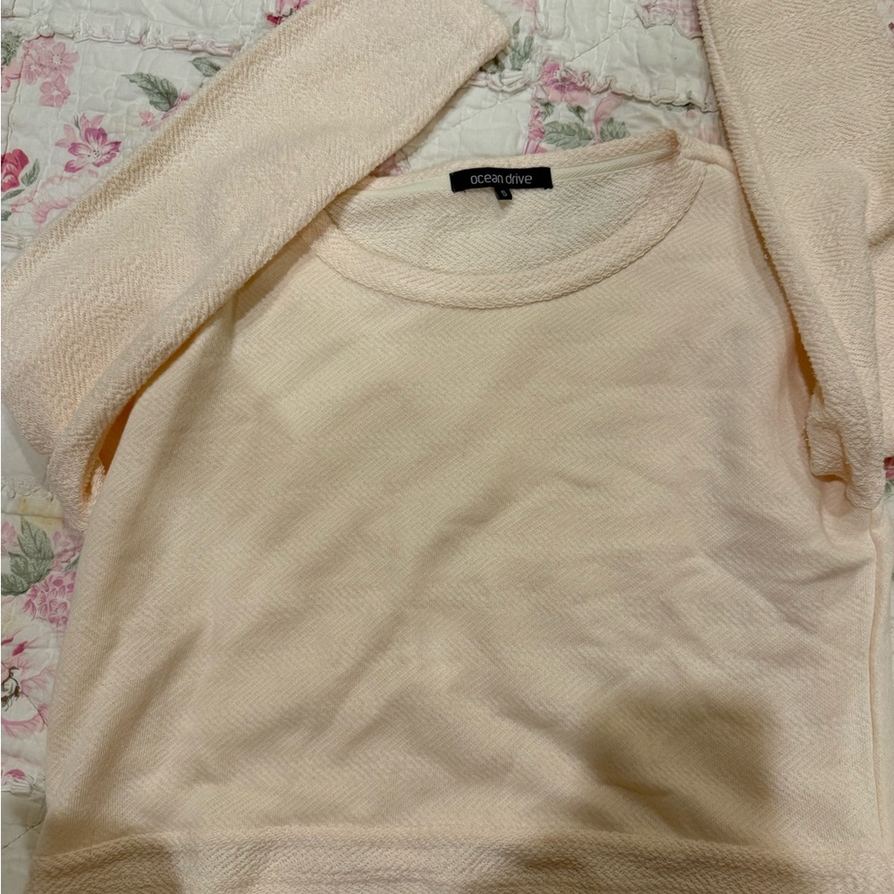 Ocean Drive Soft Beige Women's Sweater